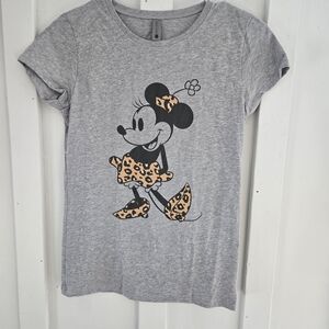 Next Level Apparel Gray and Orange Kids T-Shirt